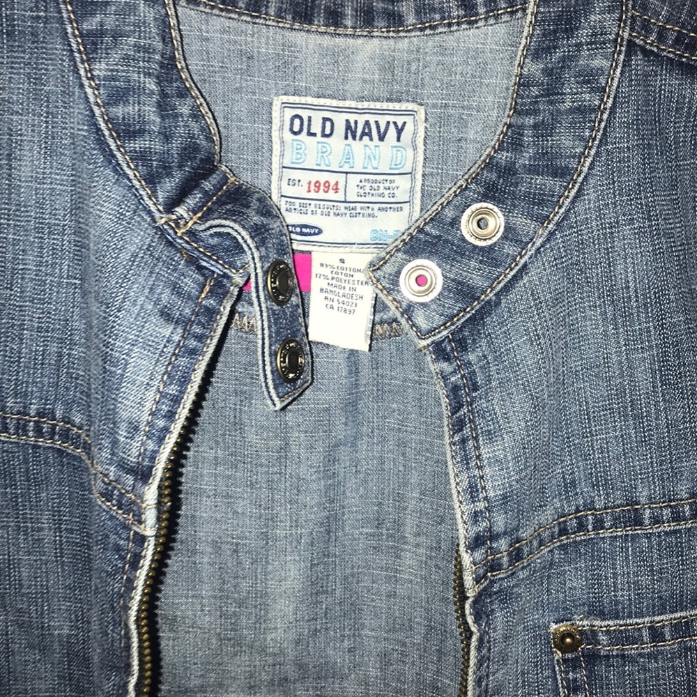 Vintage Denim Bomber